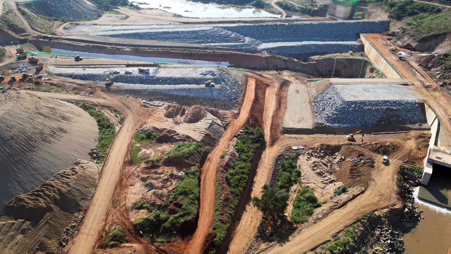 Mpakeni Dam construction surges past halfway mark